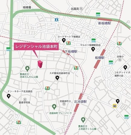 レジデンシャル池袋本町の物件内観写真